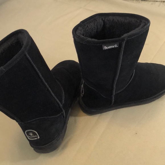 Lovely BEARPAW black suede women’s boots sz 10/11” - Picture 6 of 14